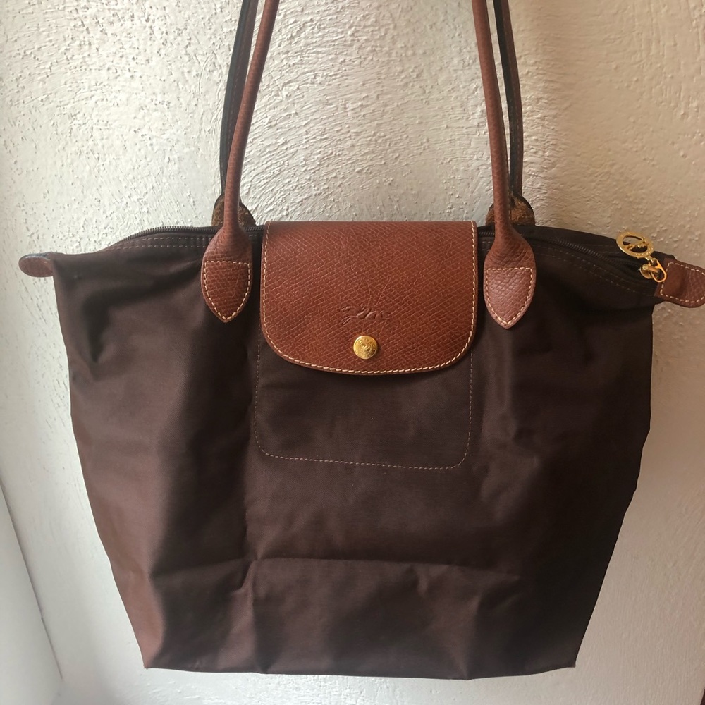 Brown Medium Le Pliage Longchamp